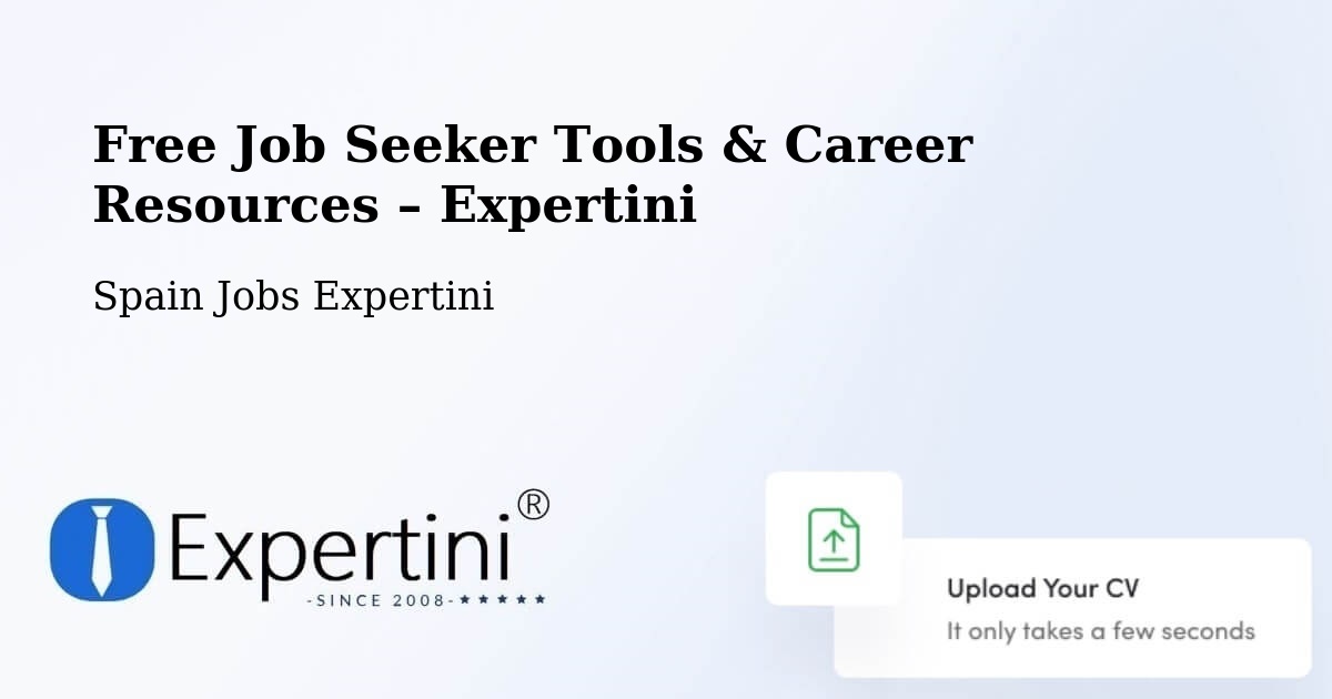 Free Job Seeker Tools & Career Resources – Villar Del Río - Villar Del Río, Spain Jobs Expertini